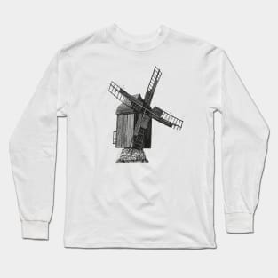 Old Windmill Long Sleeve T-Shirt